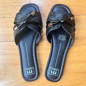 Mioeca Black Women's Sandals